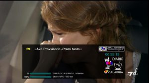 LA7d Provvisorio -Premi tasto i - 05 agosto - 00.55.21